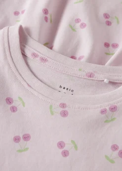 Name It Girls Pink Cherry Smock Dress (1.5-7yrs)