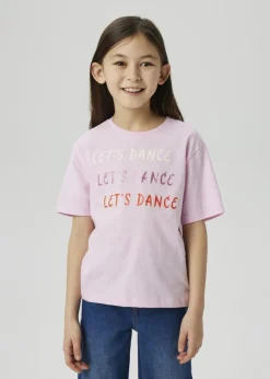 Name It Girls Pink Dance T-Shirt (6-12yrs)