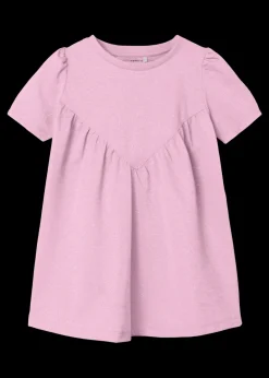 Name It Girls Pink Sparkle Smock Dress (9mths-5yrs)