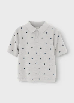 Name It Grey Sailing Polo Shirt (1.5-6yrs)