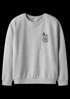 Name It Kids Grey Beach Sweatshirt (6-12yrs)