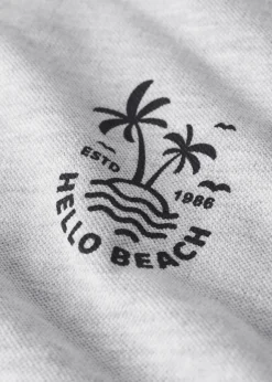 Name It Kids Grey Beach Sweatshirt (6-12yrs)