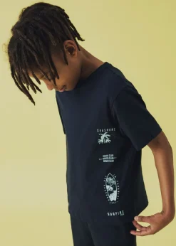 Name It Navy Surf T-Shirt (6-12yrs)