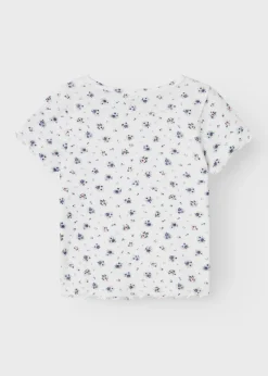 Name It White Floral Top (6-12yrs)