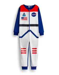 NASA Astronaut Boys Blue Onesie (5-14 Years)