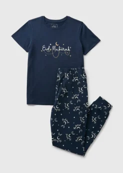 Navy Eid Pyjama Set