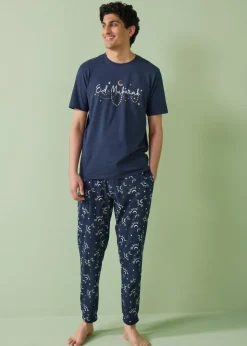 Navy Eid Pyjama Set
