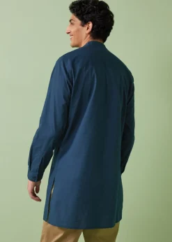 Navy Kurta Shirt