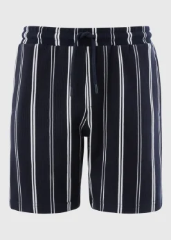 Navy Stripe Co Ord Shorts