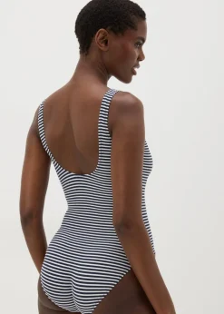 Navy Stripe Swimsuit