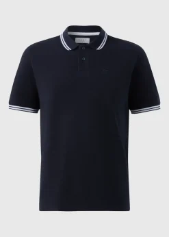 Navy Tipped Polo Shirt