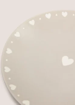 Neutral Heart Tea Tray