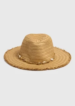 Neutral Shells Straw Hat