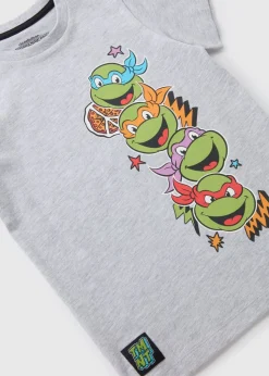 Ninja Turtles Grey T-Shirt (5-13yrs)