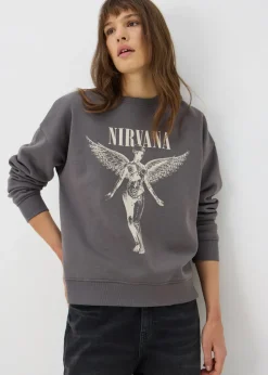 Nirvana Grey In Utero Sweatshirt