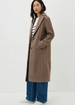 Oatmeal Tailored Coat