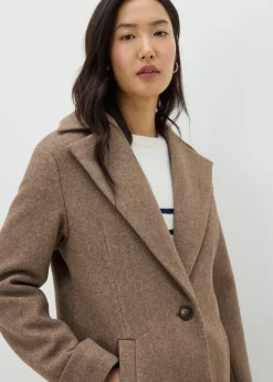 Oatmeal Tailored Coat