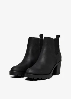 Only Black Heeled Boots