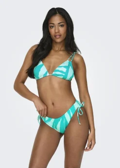 Only Teal Bikini Top
