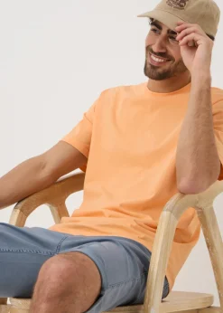 Orange Essential Crew Neck T-Shirt