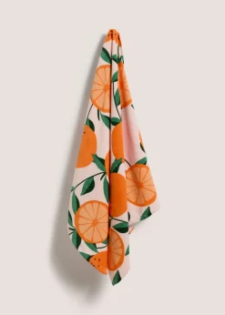 Orange Fruit Beach Towel
