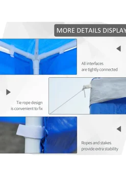 Outsunny 3 x 4 m Garden Gazebo Marquee Party Tent