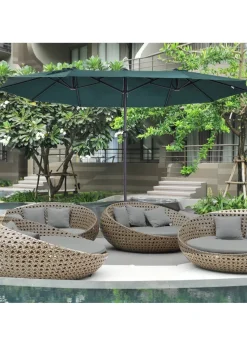 Outsunny Double-Sided Garden Parasol (4.6m) - NO BASE