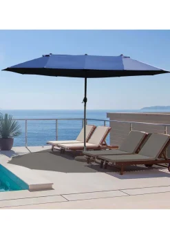 Outsunny Double-Sided Garden Parasol (4.6m) - NO BASE