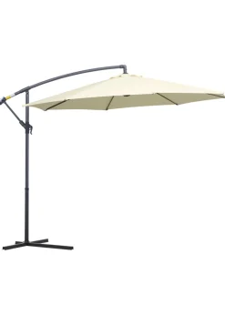 Outsunny Garden Cantilever Parasol Patio Banana Umbrella (3m)