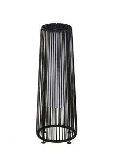 Outsunny Garden Solar Powered Lights Woven Wicker Lantern