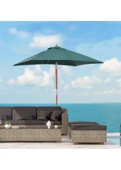 Outsunny Green Tilting Sun Parasol (200cm x 150cm x 230cm)