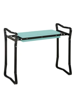 Outsunny 2-in-1 Garden Seat Kneeling Pad & Support Bench (58cm x 28cm x 49cm)
