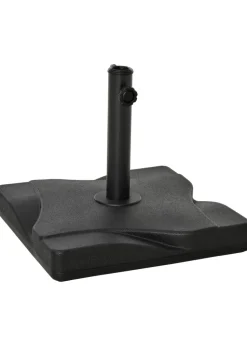 Outsunny 20KG Square Garden Parasol Base (Fits Φ32mm,Φ38mm,Φ48mm Parasol)