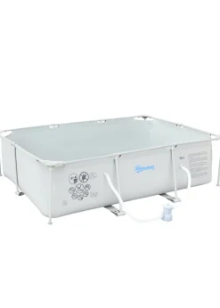 Outsunny Steel Frame Pool with Filter Pump Ground Swimming Pool