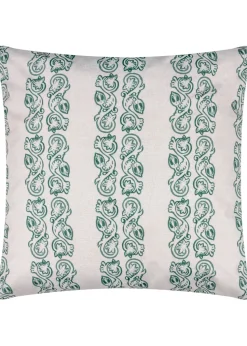 Paoletti Kalindi Stripe Outdoor Filled Cushion (55cm x 55cm x 8cm)