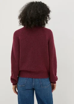 Papaya Petite Burgundy Scatter Sequin Jumper