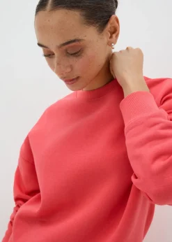 Papaya Petite Coral Longline Sweatshirt