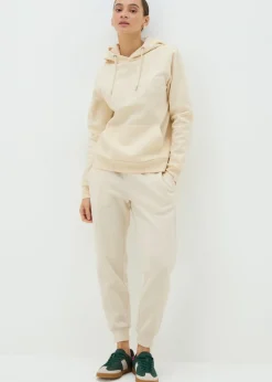 Papaya Petite Cream Cuffed Jogging Bottoms
