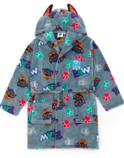 Paw Patrol Boys Blue Hooded Bathrobe (2 - 7 Years)