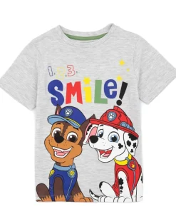 Paw Patrol Boys Grey Short Sleeve Long Leg Pyjama Set (2 - 7 Years)