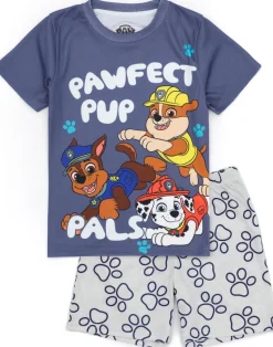 Paw Patrol Characters Kids Shortie Multi Coloured Pyjamas (2-7 Years)