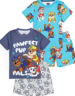 Paw Patrol Characters Kids Shortie Multi Coloured Pyjamas (2-7 Years)