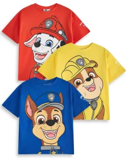 Paw Patrol Kids T-Shirts 3 Pack (2-7 Years)