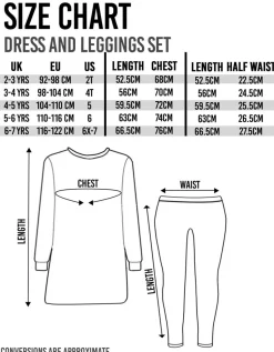 Paw Patrol Skye Kids Dress & Leggings Set (2-7 Years)