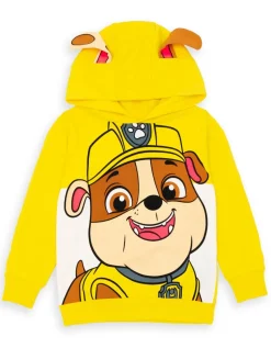 Paw Patrol Yellow Kids Character Hoodies (2-7 Years)