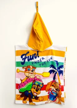 Paw Patrol Yellow Sunny Stripe Poncho