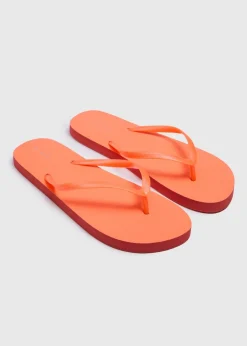 Peach Flip Flops