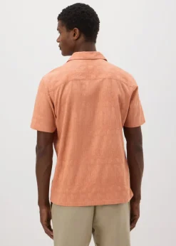 Peach Jacquard Shirt