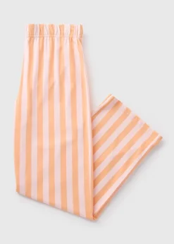 Peach Stripe Pyjama Bottoms