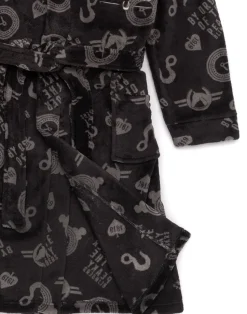 Peaky Blinders Black Icons Bathrobe